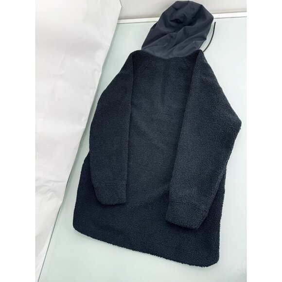 Under Armour UA Women's Teddy Pullover Hoodie Fleece 1/4 Zip Jacket Black XS - Picture 6 of 8